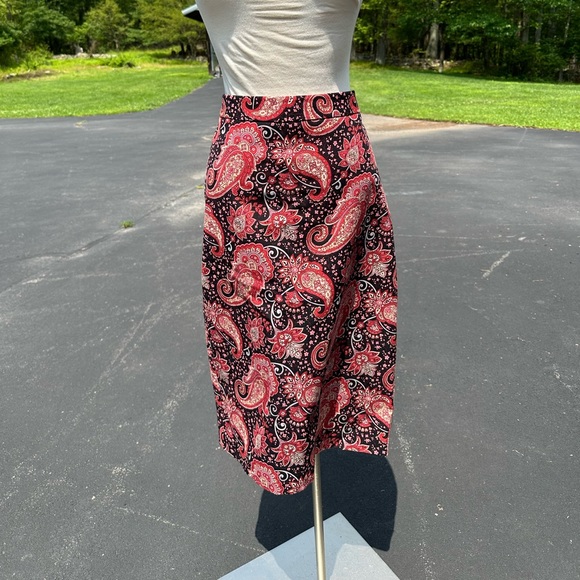 Talbots Paisley Pencil Skirt - Picture 1 of 6